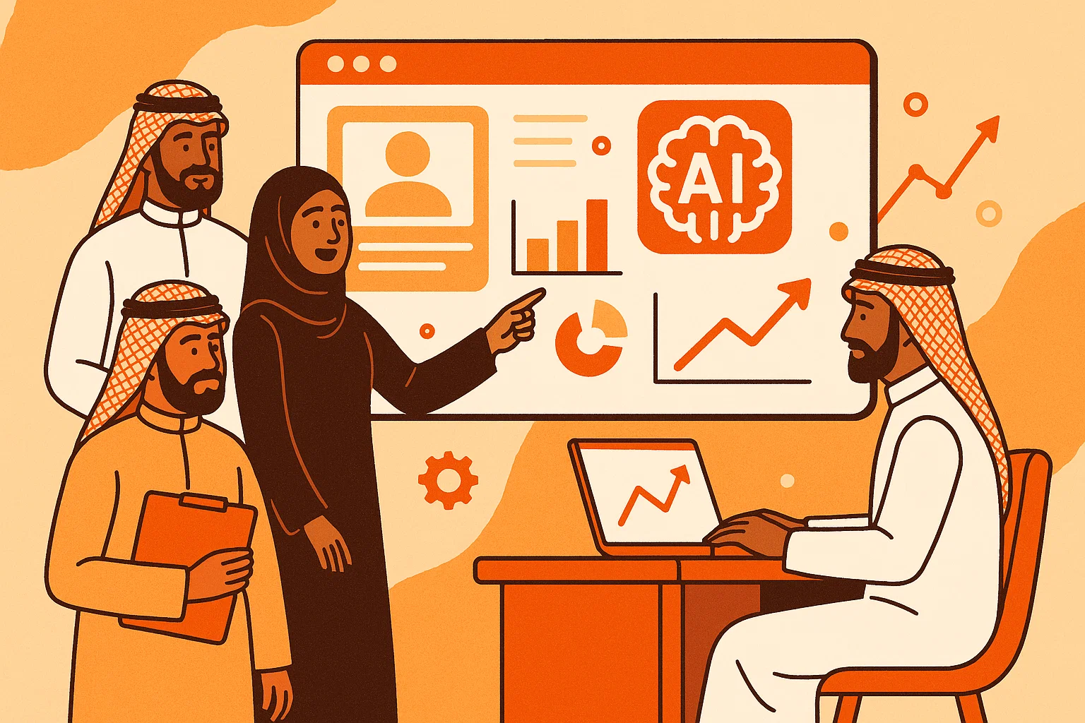 تحليل سلوك الزوار باستخدام أدوات الذكاء الاصطناعي