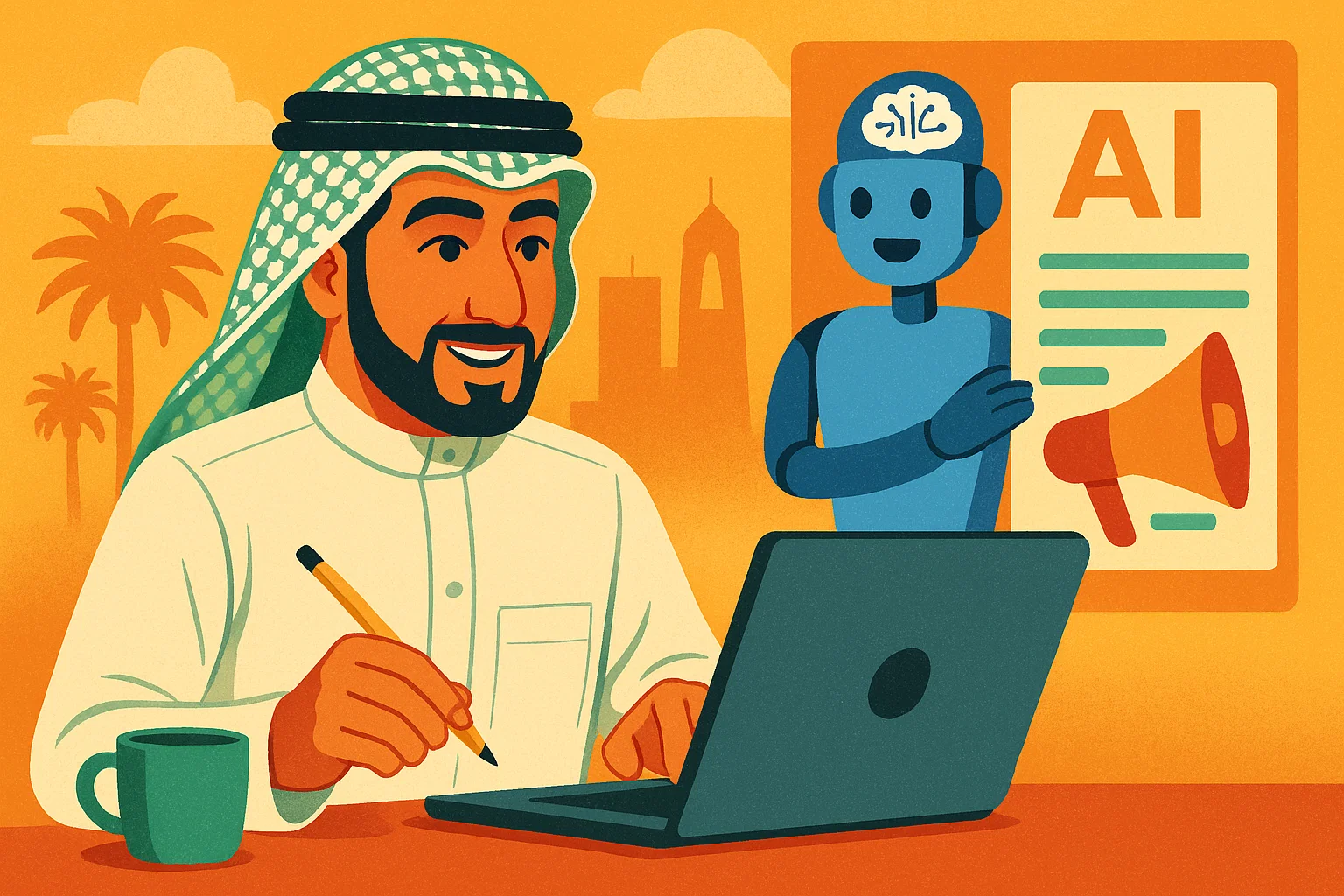 استخدام الذكاء الاصطناعي في كتابة الإعلانات