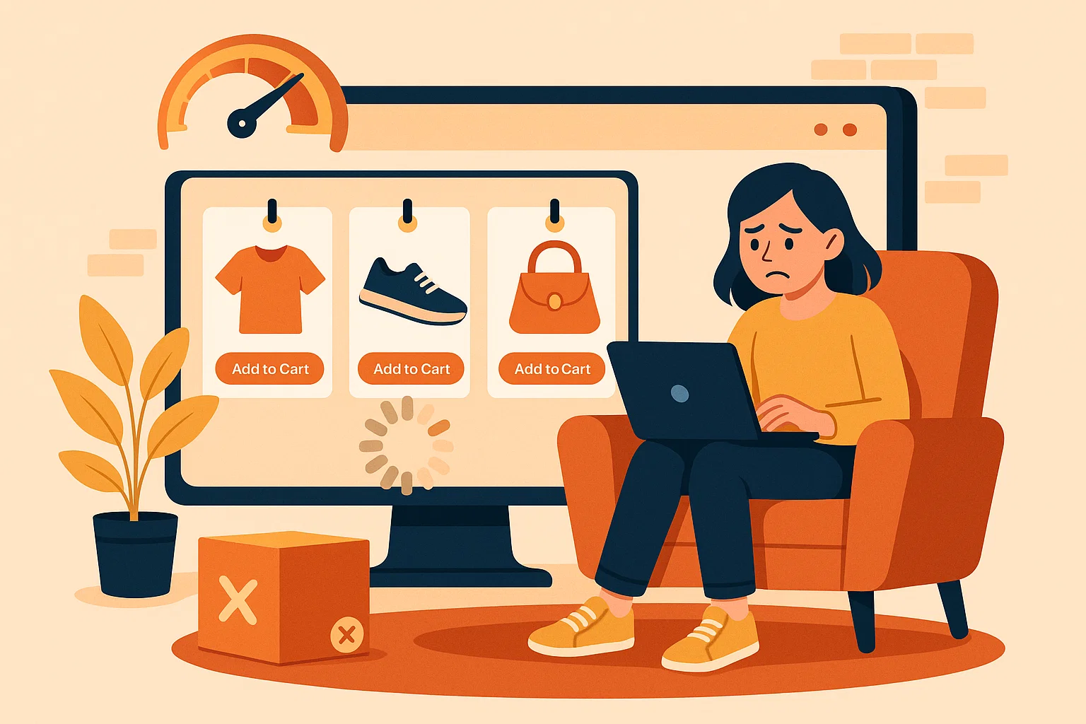 أهمية سرعة الموقع في التجارة الإلكترونية: كل ثانية تأخير = خسارة فلوس!