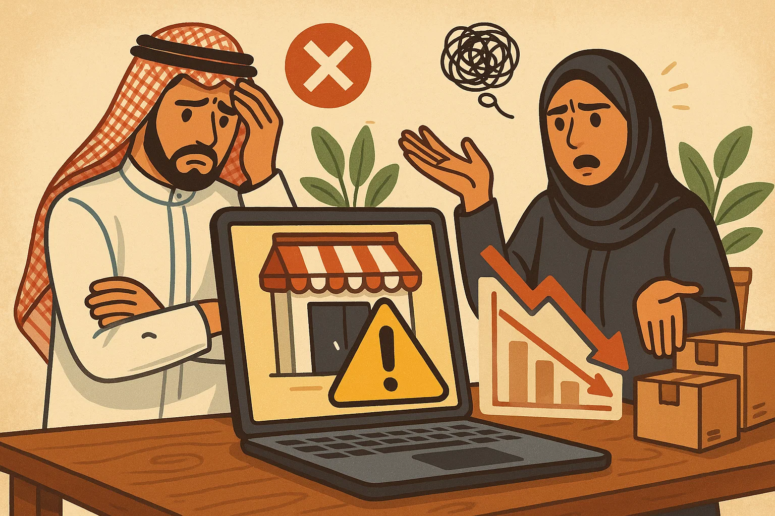 أهم أسباب فشل المتاجر الإلكترونية