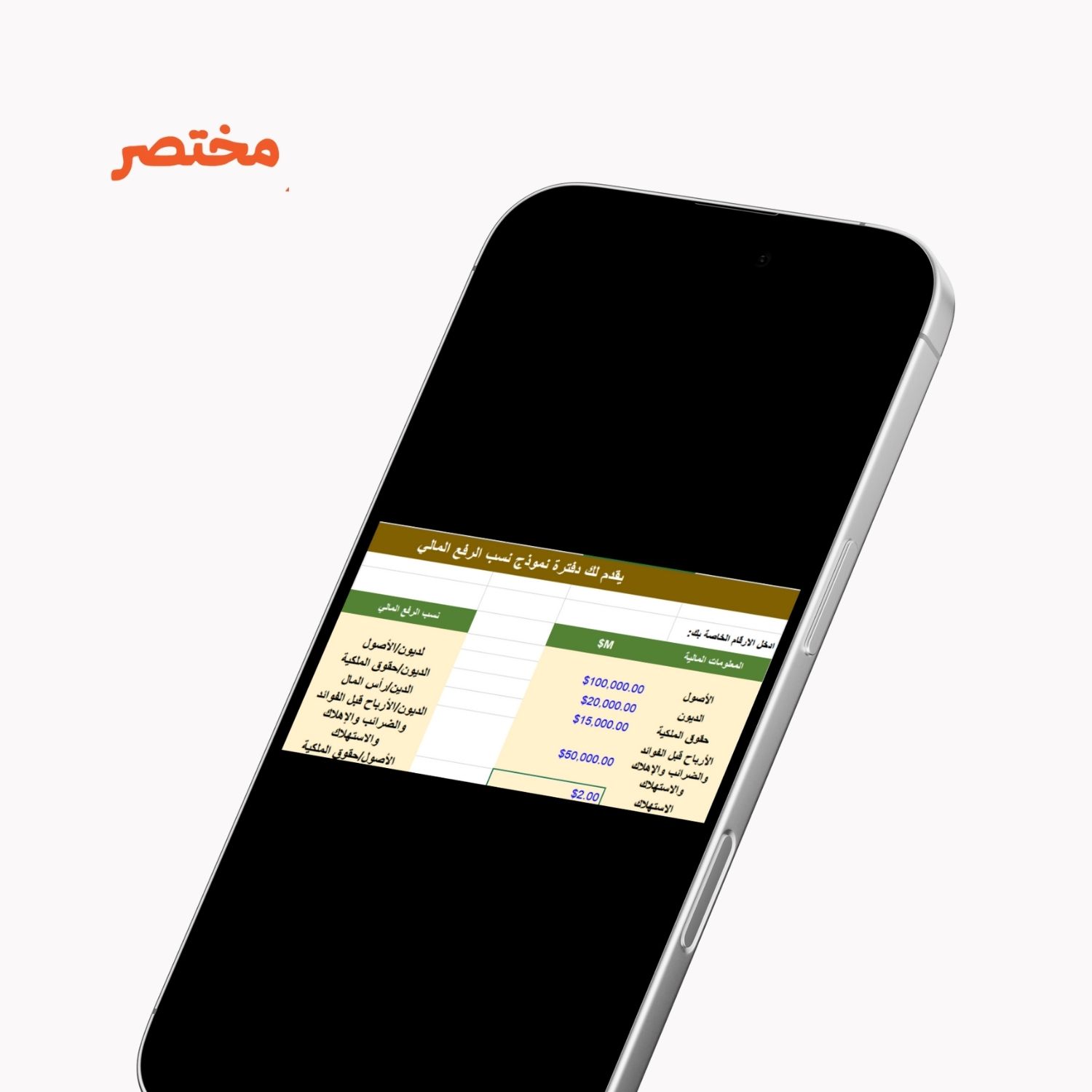 نموذج نسب الرفع المالي