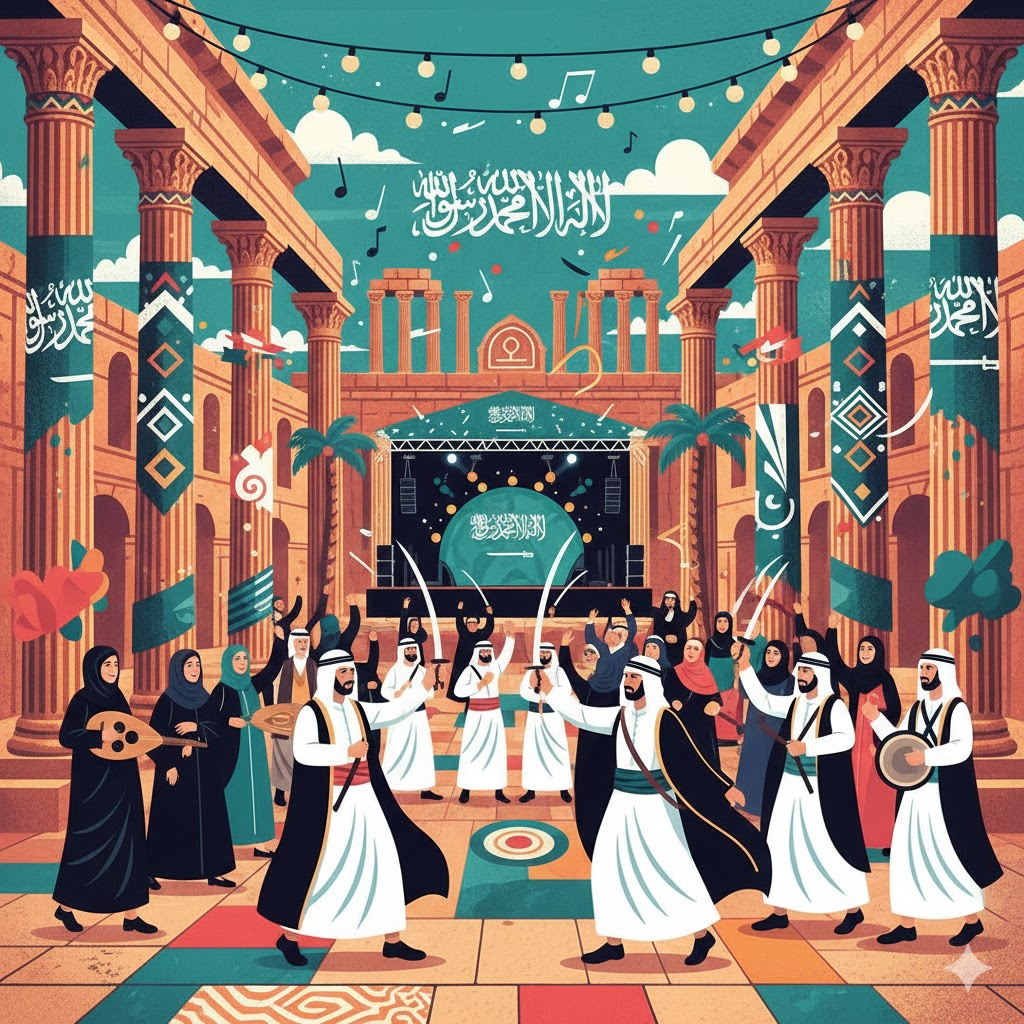 الثقافة السعودية تبرز في مهرجان جرش للفنون