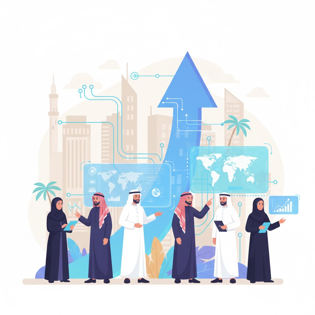 التحول الرقمي في الشركات السعودية وأثره على النمو